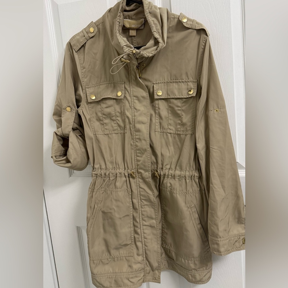 MICHAEL Michael Kors Utility Jacket in Khaki